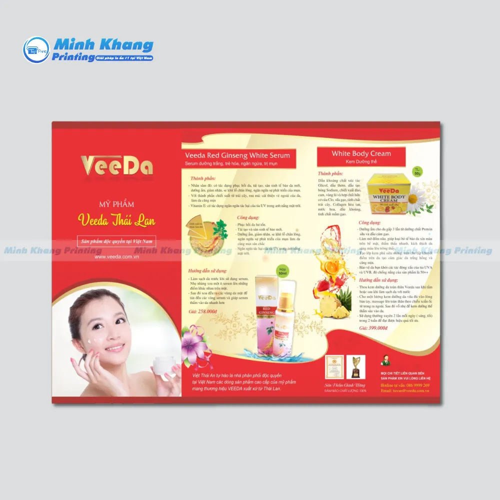 Gợi Ý 18+ Mẫu Brochure Mỹ Phẩm Đẹp Mắt & Sang Trọng