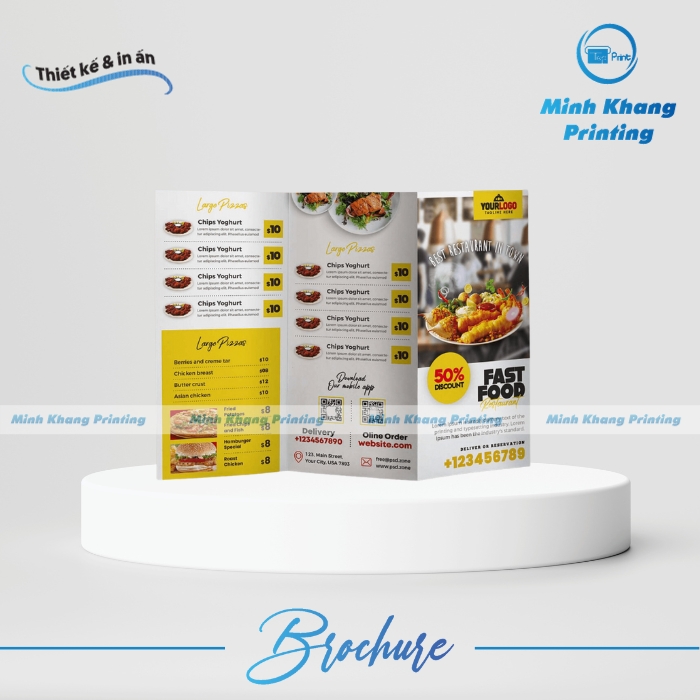 40+ Mẫu Brochure Nhà Hàng Đẹp & Thu Hút Khách Hàng