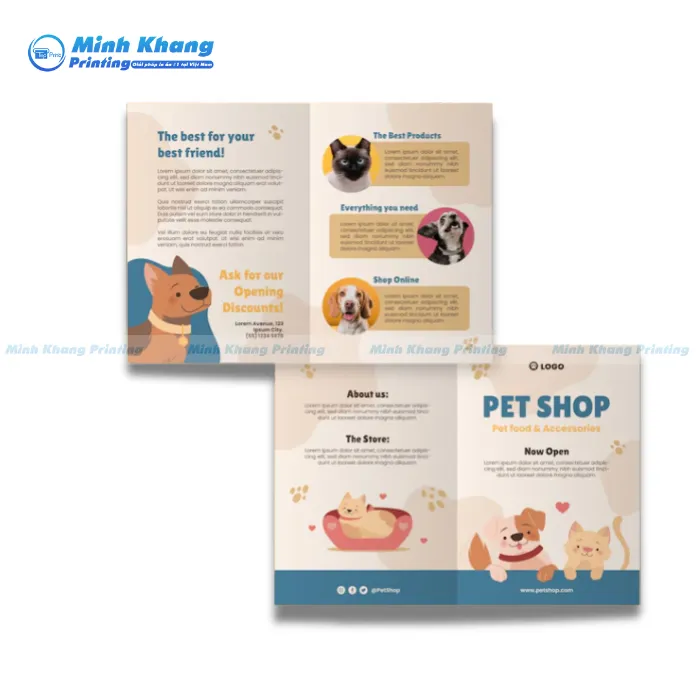 45+ Mẫu Brochure Pet Shop Dễ Thương & Thu Hút Khách Hàng