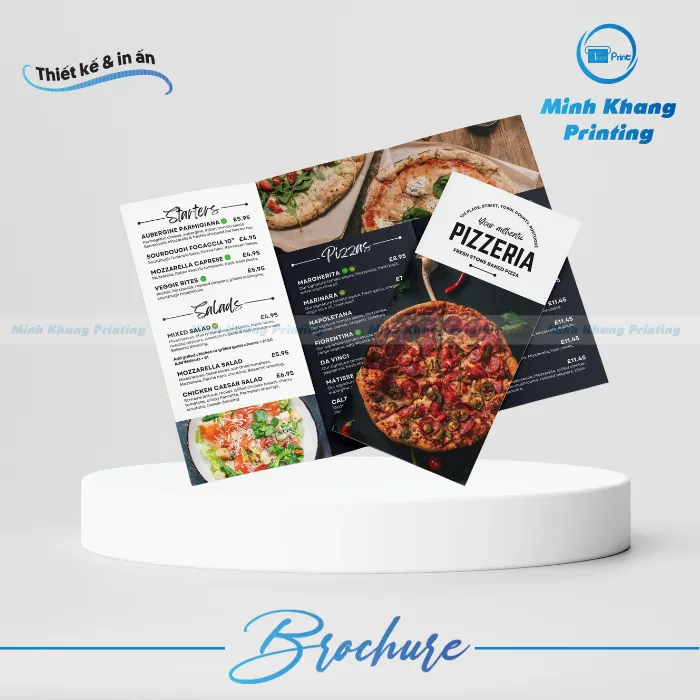 21+ Mẫu Brochure Pizza Ấn Tượng & Cuốn Hút