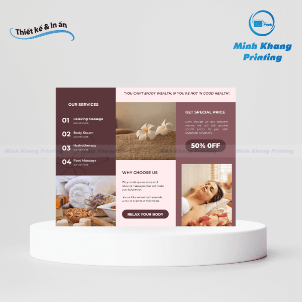 33+ Mẫu Brochure Spa Đẹp – Thể Hiện Sự Chuyên Nghiệp