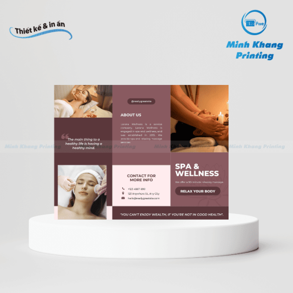 33+ Mẫu Brochure Spa Đẹp – Thể Hiện Sự Chuyên Nghiệp