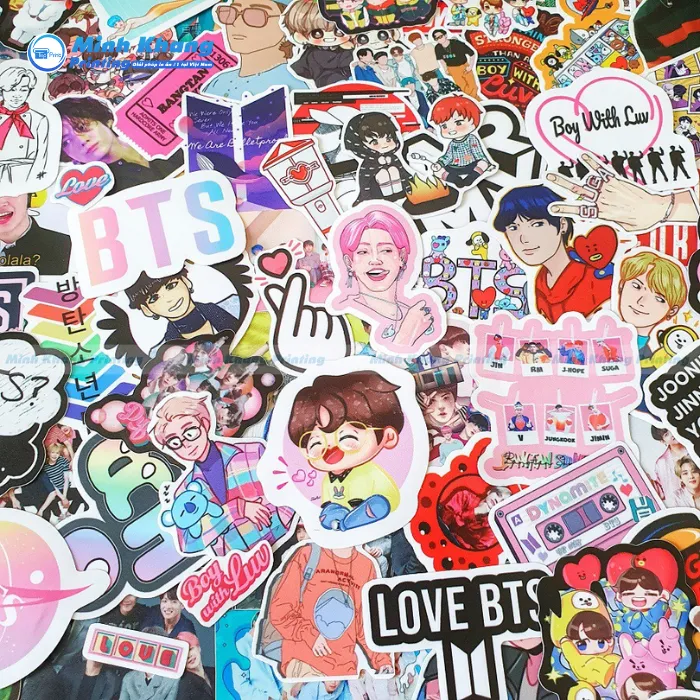40+ Mẫu BTS Stickers Cute, Độc Đáo, Ấn Tượng ARMY