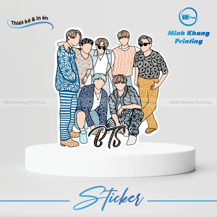 40+ Mẫu BTS Stickers Cute, Độc Đáo, Ấn Tượng ARMY