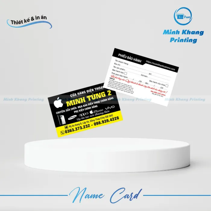 40+ Mẫu Card Visit Cửa Hàng Điện Thoại Chuyên Nghiệp & Đẹp
