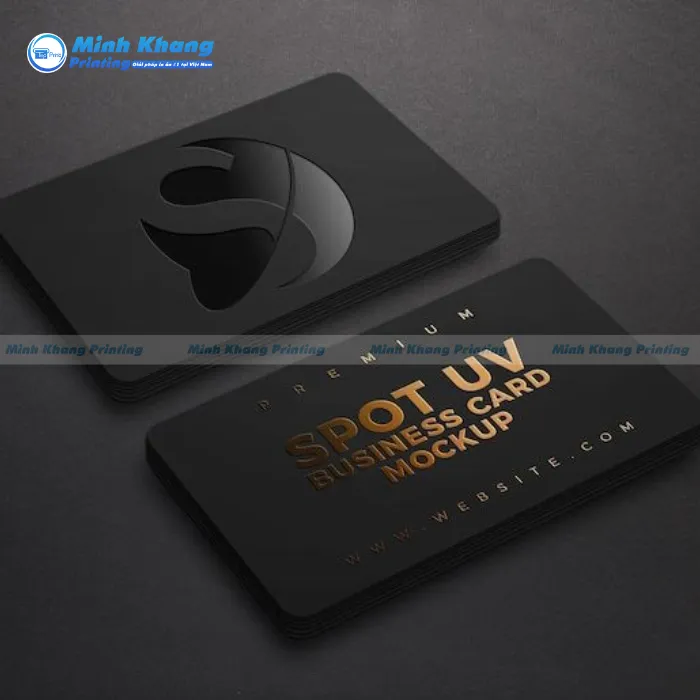 33+ Mẫu Card Visit Đen, Black Business Card Đẹp Huyền Bí