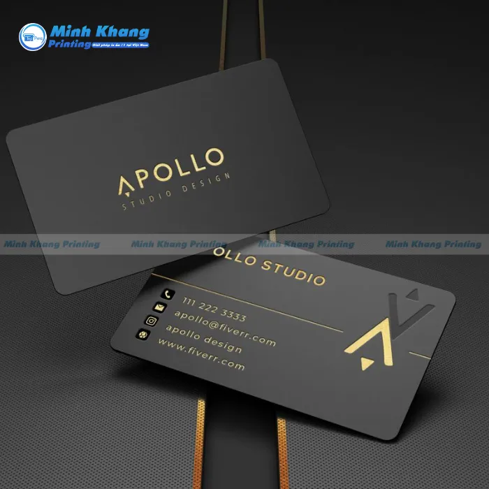 33+ Mẫu Card Visit Đen, Black Business Card Đẹp Huyền Bí