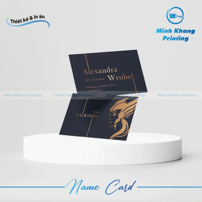 33+ Mẫu Card Visit Đen, Black Business Card Đẹp Huyền Bí