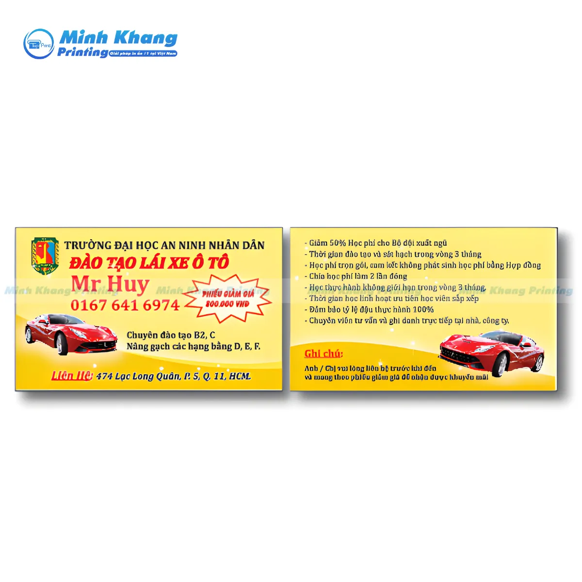 25+ Mẫu Card Visit Dịch Vụ Xe Thiết Kế Chuyên Nghiệp & Đẹp