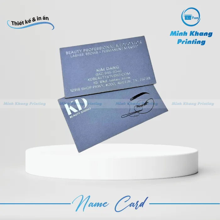 34+ Mẫu Card Visit Ép Kim Đẹp, Bắt Mắt & Ấn Tượng