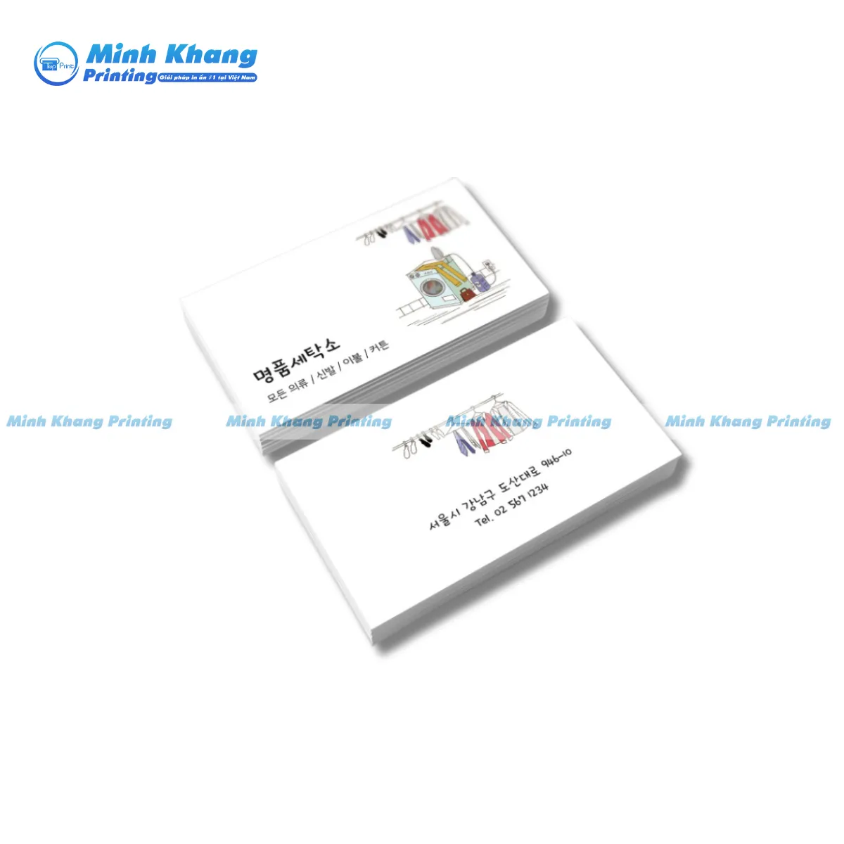 26+ Mẫu Card Visit Giặt Là Đẹp, Chuyên Nghiệp & Hút Khách