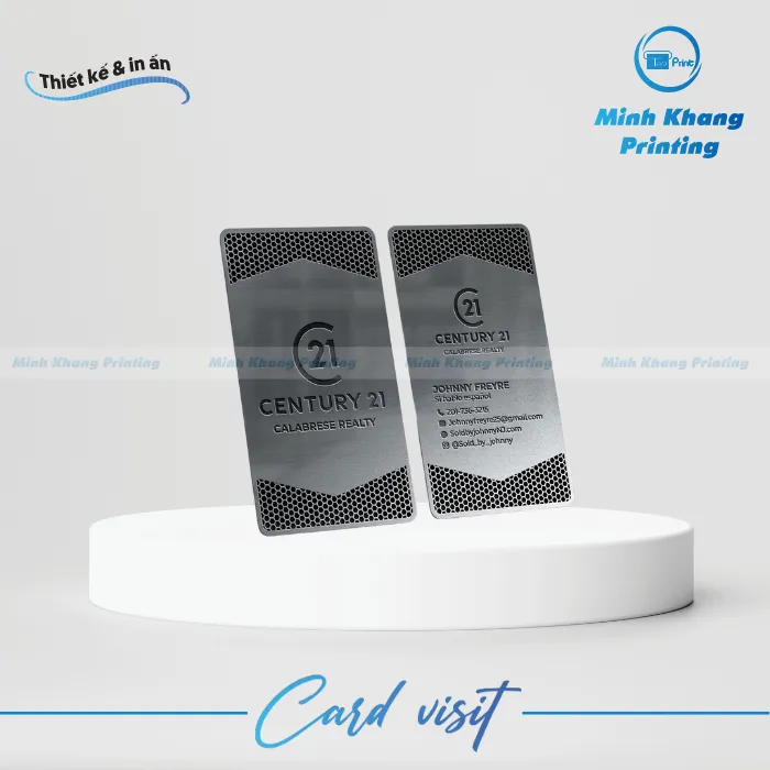 60+ Mẫu Card Visit Kim Loại Thiết Kế Độc Đáo & Sang Trọng