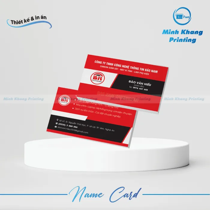 25+ Mẫu Card Visit Màu Đỏ Nổi Bật, Ấn Tượng & Sáng Tạo