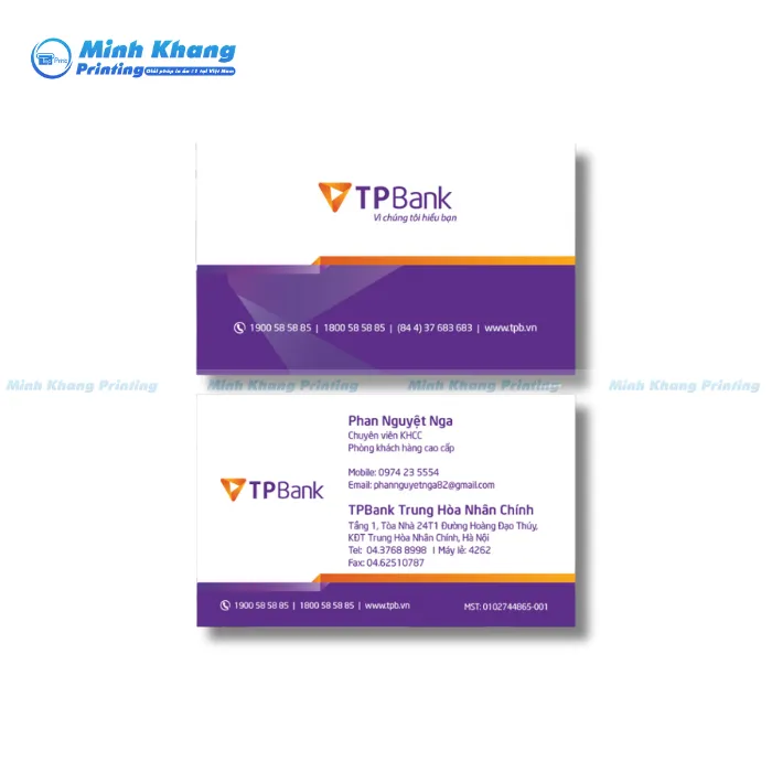 30+ Mẫu Card Visit Ngân Hàng Chuyên Nghiệp, Uy Tín & Đẹp