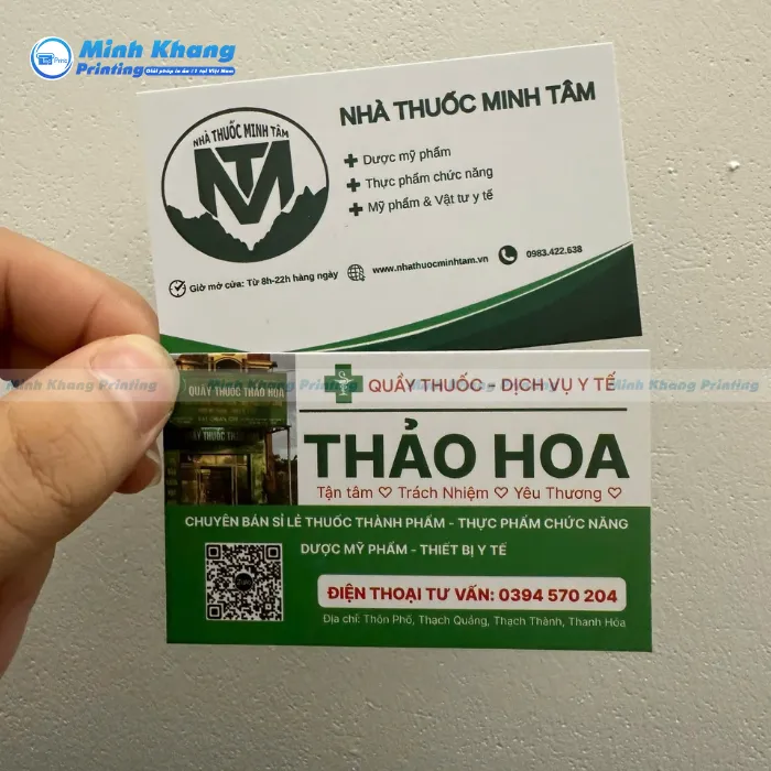 22+ Mẫu Card Visit Nhà Thuốc Đẹp, Thu Hút & Chuyên Nghiệp