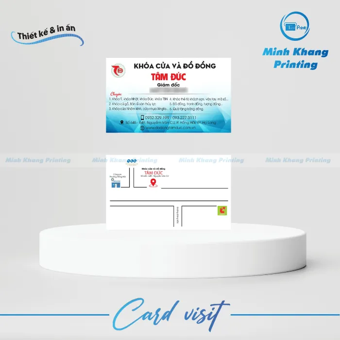 TOP 22+ Mẫu Card Visit Nhôm Kính Đẹp - Thể Hiện Sự Độc Đáo