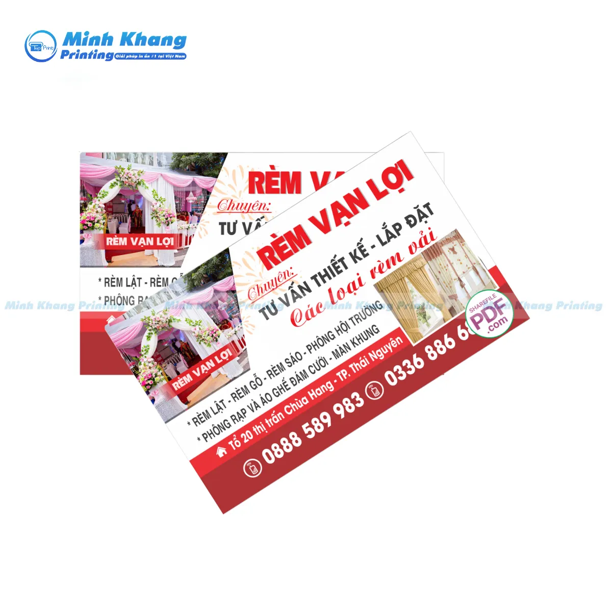 32+ Card Visit Rèm Cửa Ấn Tượng & Thu Hút Khách Hàng