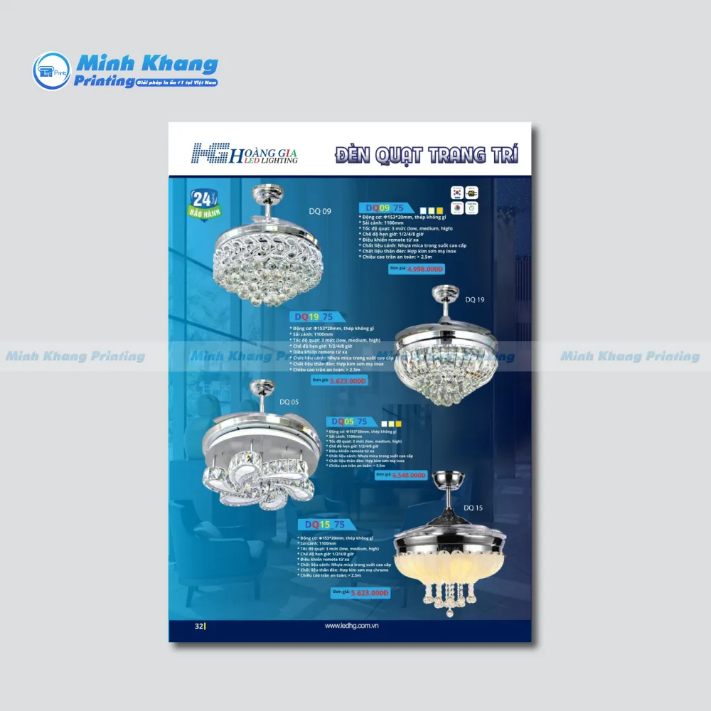 22+ Mẫu Catalogue Đèn Trang Trí Đẹp & Sang Trọng