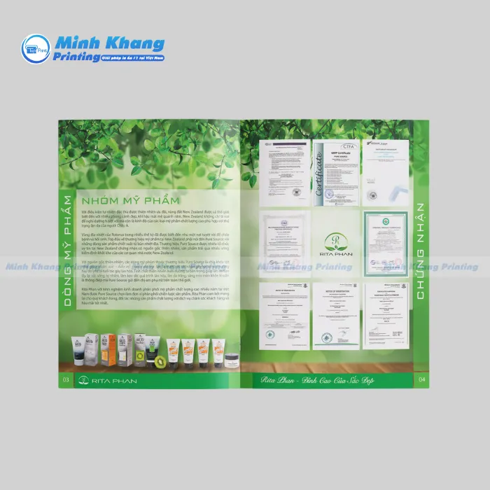 60+ Mẫu Catalogue Mỹ Phẩm Làm Đẹp Ấn Tượng & Chuyên Nghiệp