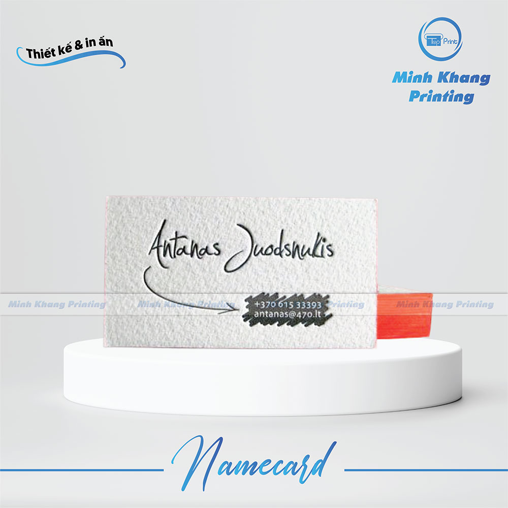 TOP 33+ Mẫu Name Card Dập Nổi - Chữ Nổi Đẹp & Cuốn Hút