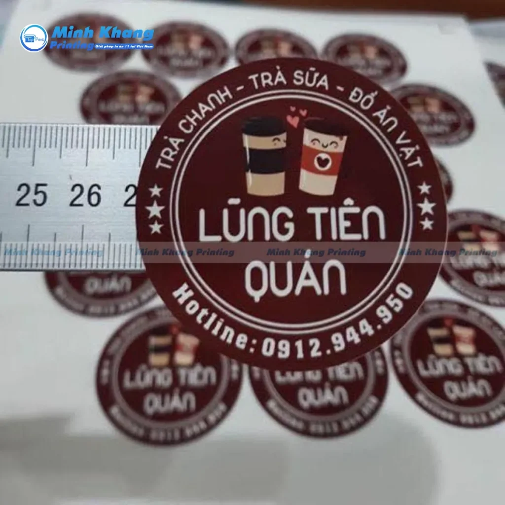 in decal giấy số lượng ít giá rẻ hcm