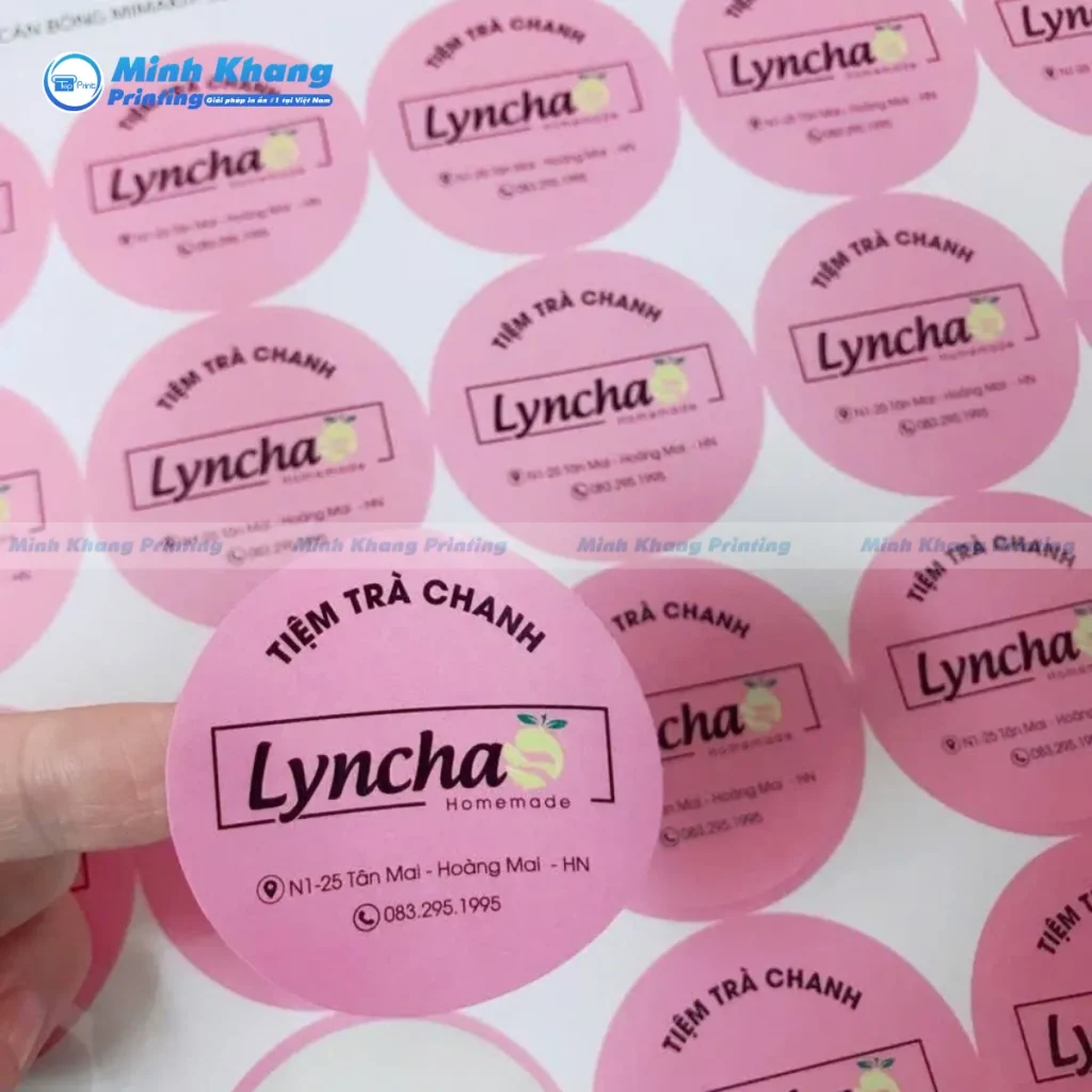 in decal giấy số lượng ít giá rẻ hcm