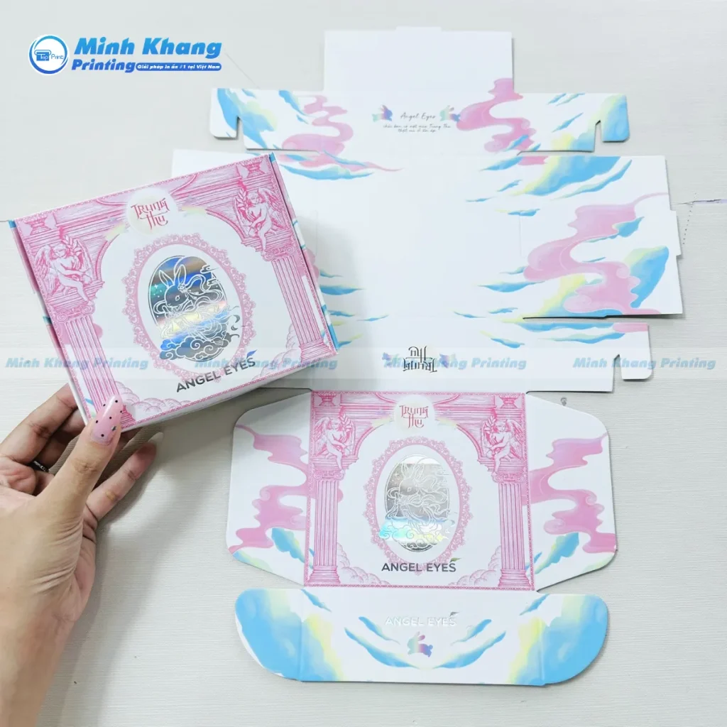 Hộp giấy đựng lens phiên bản trung thu
