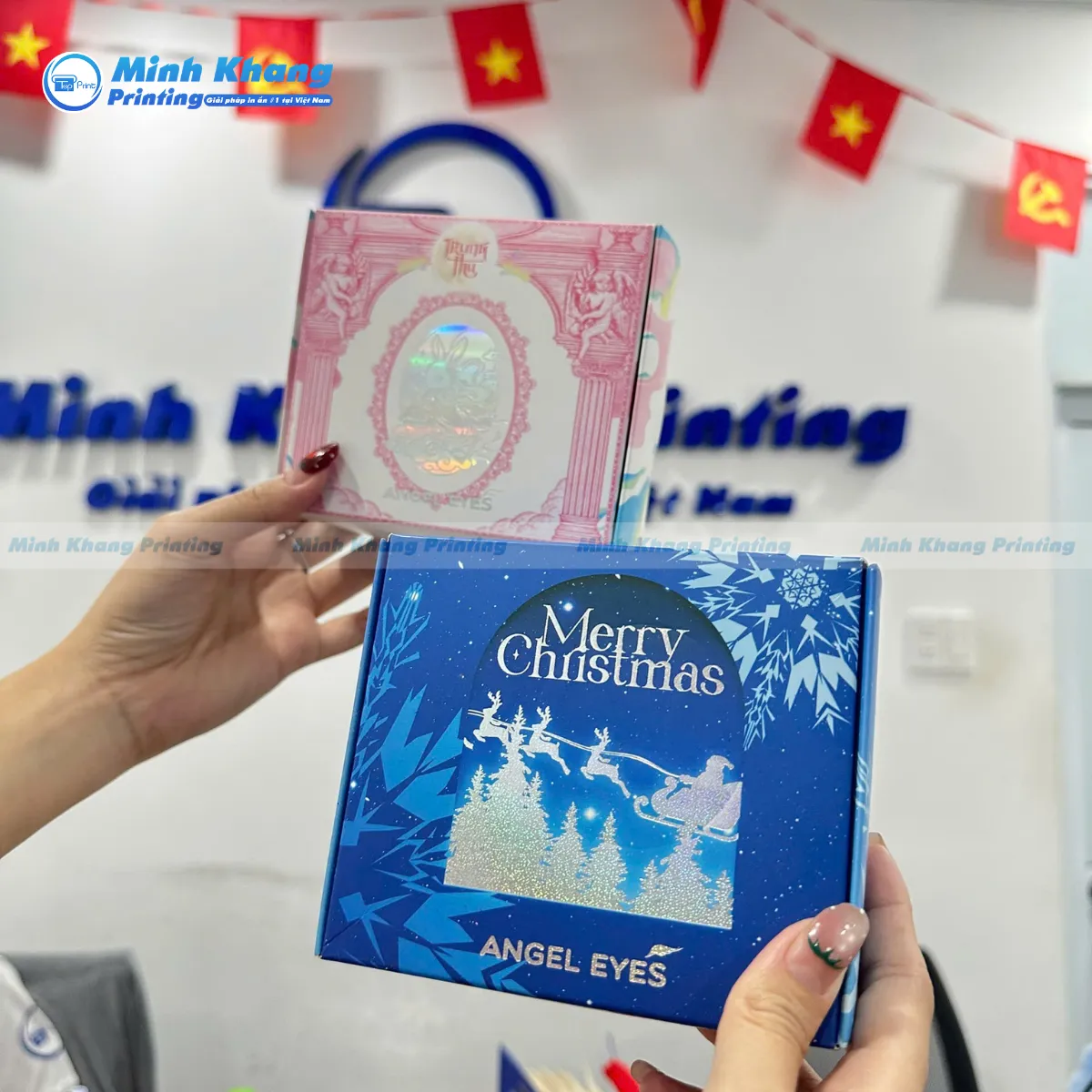 Hộp Giấy Đựng Lens Angel Eyes