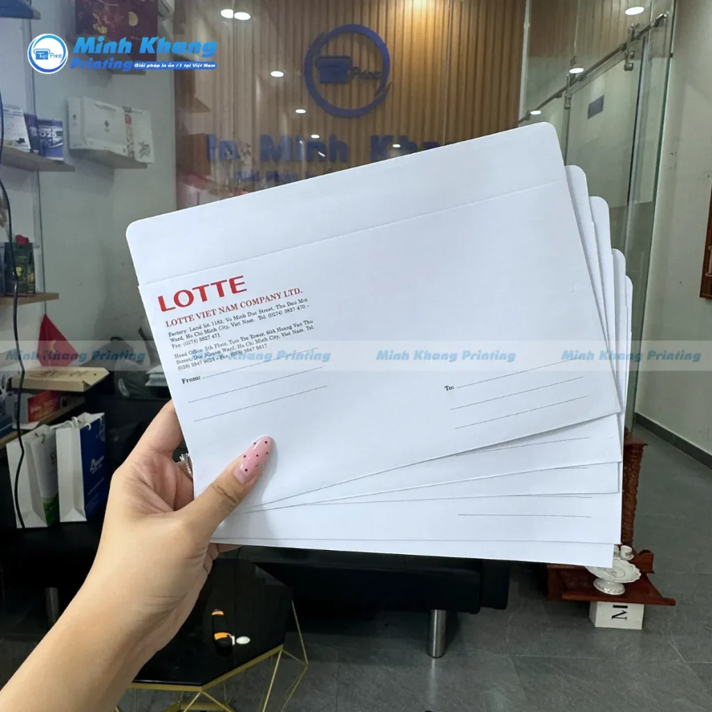 Bao thư lotte kích thước a6 giấy ford