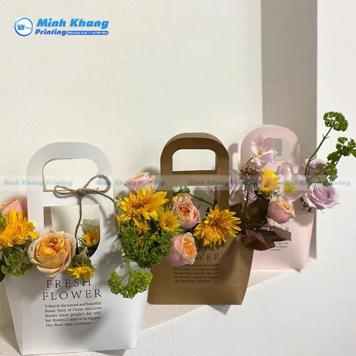 15+ Mẫu Hộp Giấy Cắm Hoa Tinh Tế & Sang Trọng