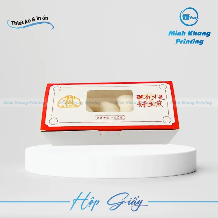 20+ Mẫu Hộp Giấy Đựng Bánh Bao Đẹp, Tiện Lợi & Độc Đáo