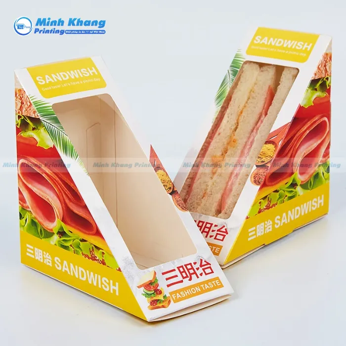 20+ Mẫu Hộp Giấy Đựng Bánh Sandwich Độc Đáo Ấn Tượng