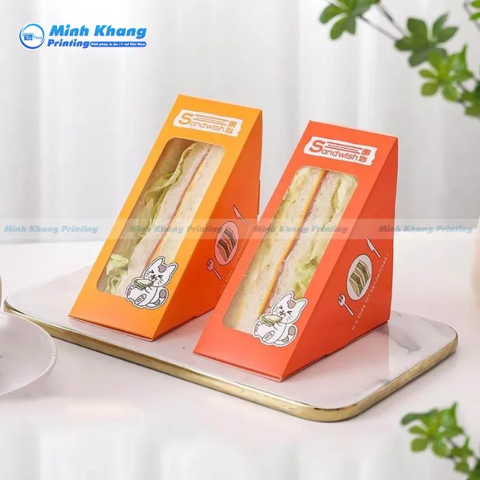 20+ Mẫu Hộp Giấy Đựng Bánh Sandwich Độc Đáo Ấn Tượng