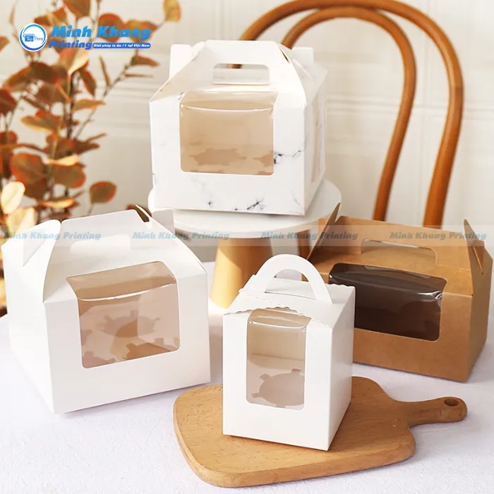 15+ Mẫu Hộp Giấy Đựng Bánh Cupcake Thiết Kế Độc Đáo