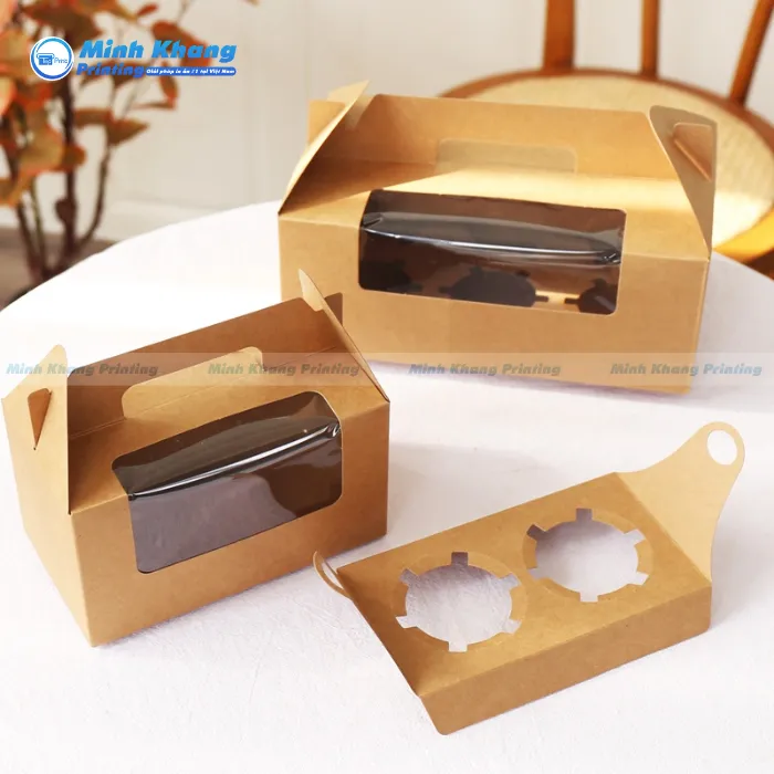 15+ Mẫu Hộp Giấy Đựng Bánh Cupcake Thiết Kế Độc Đáo