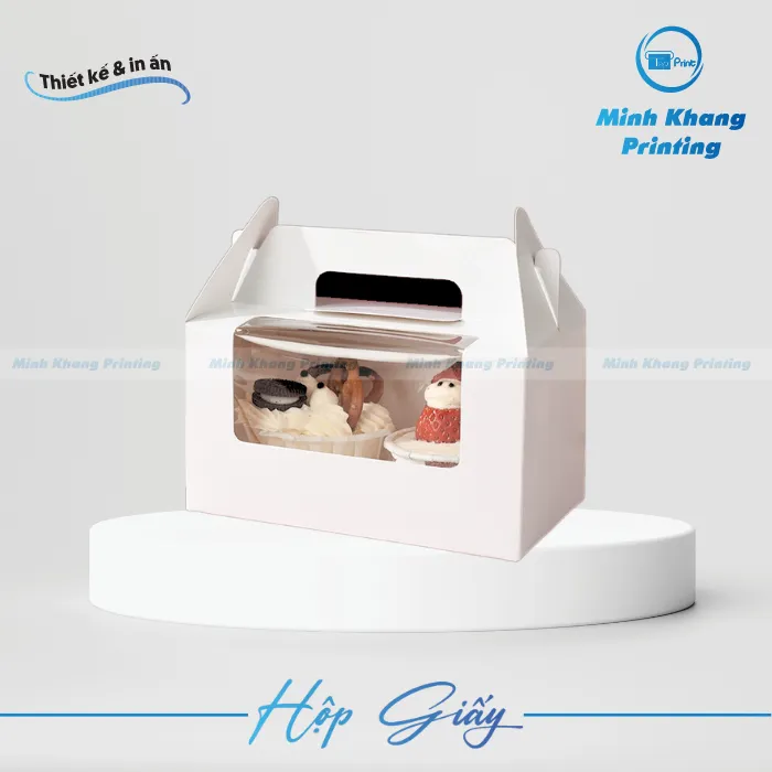 15+ Mẫu Hộp Giấy Đựng Bánh Cupcake Thiết Kế Độc Đáo