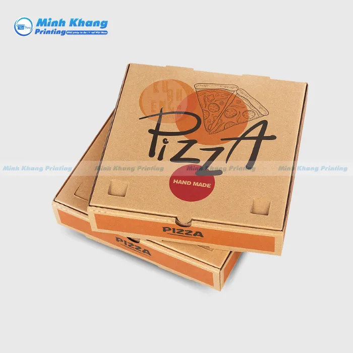 22+ Mẫu Hộp Giấy Đựng Bánh Pizza Giữ Nhiệt & Chuẩn Form