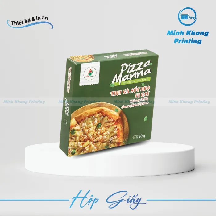 22+ Mẫu Hộp Giấy Đựng Bánh Pizza Giữ Nhiệt & Chuẩn Form