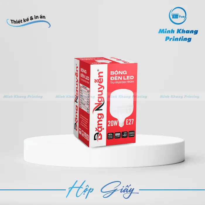 Hộp Giấy Đựng Bóng Đèn Bền Bỉ, Giá Rẻ, Chất Lượng