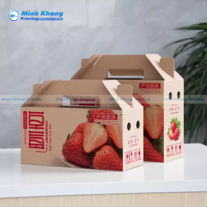 41+ Mẫu Hộp Giấy Đựng Dâu Tây Đẹp, Bền & Chất Lượng
