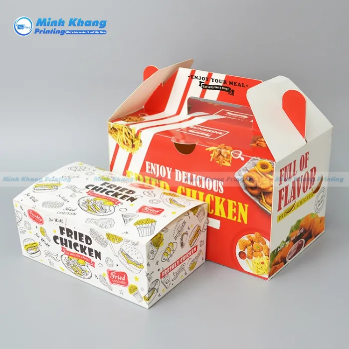 35+ Mẫu Hộp Giấy Đựng Gà Rán Độc Đáo & Sang Trọng