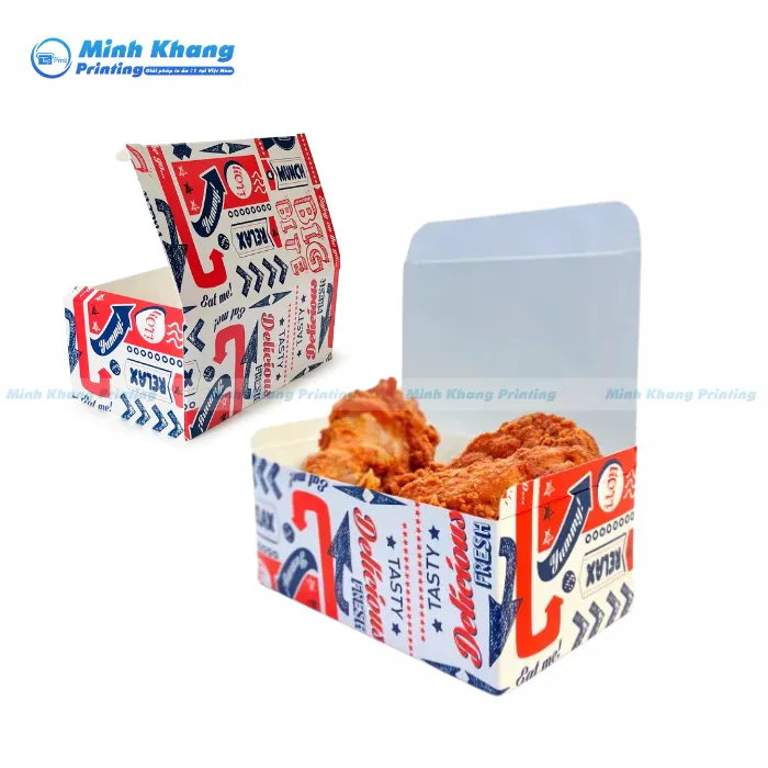 35+ Mẫu Hộp Giấy Đựng Gà Rán Độc Đáo & Sang Trọng