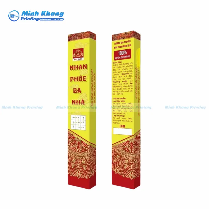 33+ Mẫu Hộp Giấy Đựng Nhang Đẹp & Bắt Mắt