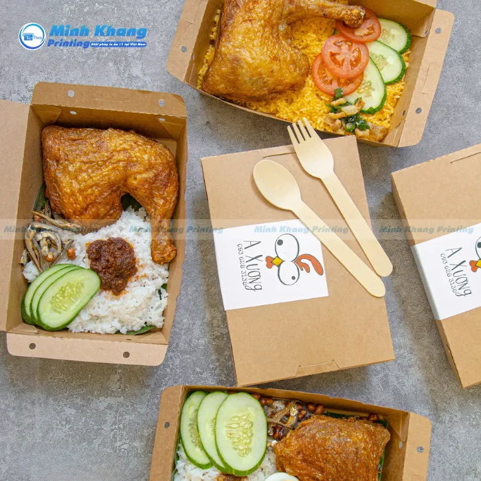 10+ Hộp Giấy Đựng Thức Ăn Đẹp, An Toàn & Tiện Lợi