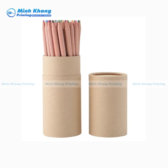 20+ Mẫu Hộp Giấy Hình Trụ Đẹp, Đơn Giản & Tiện Lợi