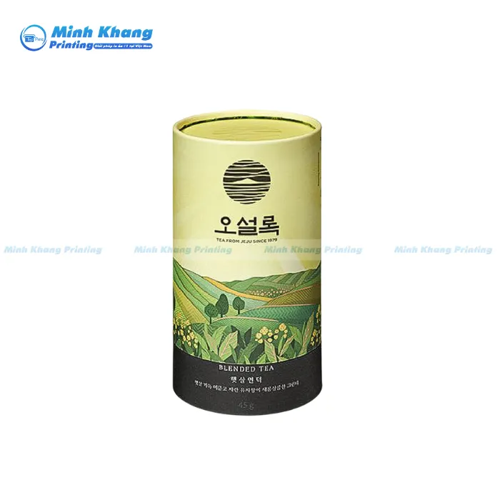 20+ Mẫu Hộp Giấy Hình Trụ Đẹp, Đơn Giản & Tiện Lợi