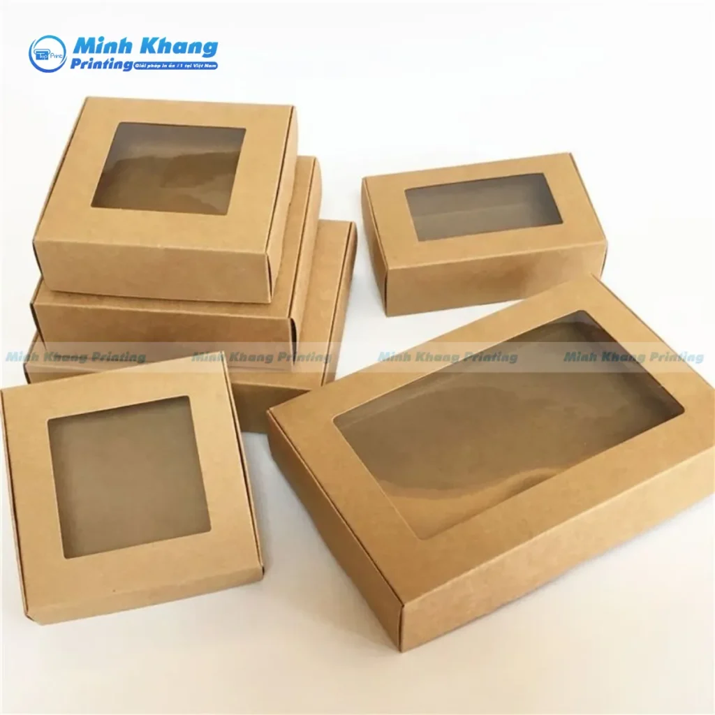 hộp giấy kraft vuông