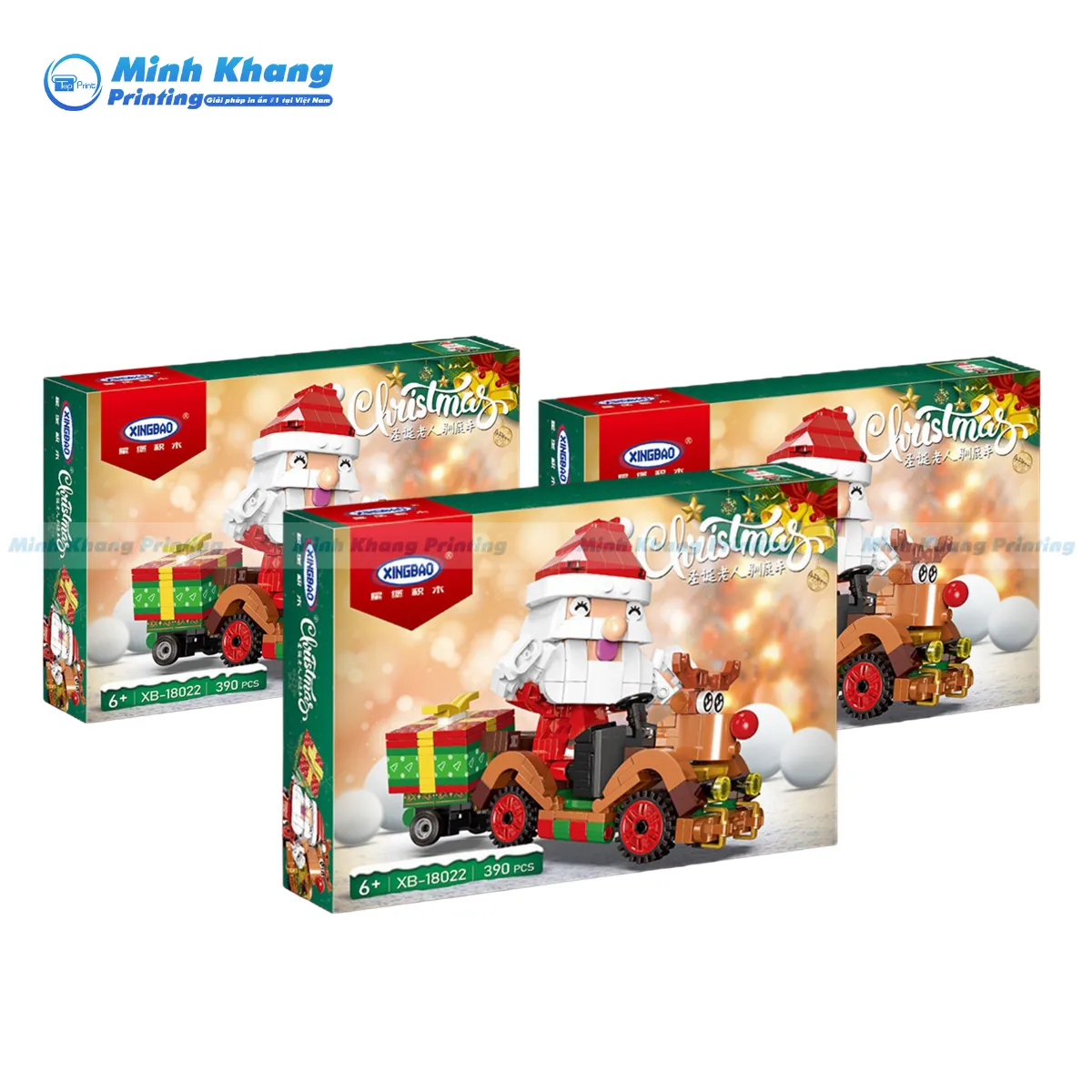 55+ Mẫu Hộp Giấy Noel, Hộp Giấy Giáng Sinh Đẹp Lung Linh
