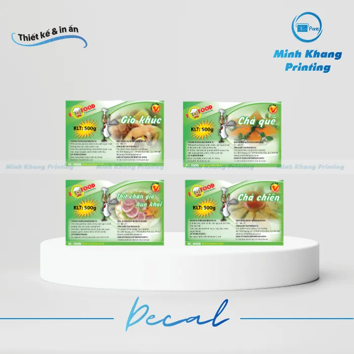 Dịch Vụ In Decal Nhựa Trong, Sữa Giá Rẻ & Lấy Nhanh