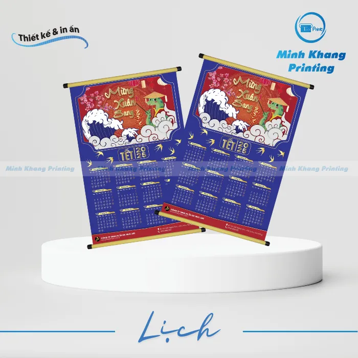 In Lịch Treo Tường 1 Tờ 2027 Mẫu Đẹp, Giá Rẻ Theo Yêu Cầu
